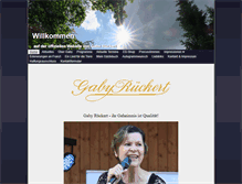 Tablet Screenshot of gabyrueckert.de